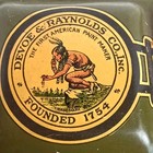 Vtg  Devoe Water Colors Metal Tin Indian Paint Box Native American Litho 