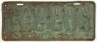 Missouri 1920 License Plate 283-995 Original Paint