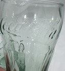 Vintage Iconic Coca-cola Embossed Logo Green 4 5    Glasses - Lot Of 3
