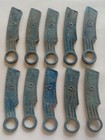 10pcs Collect Ancient China Old Dynasty Bronze Statues