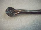Vintage B44 Cast Iron Ash Grate Shaker Coal Or Wood Stove Offset Handle Antique