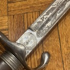 Vintage W  M  Horstmann M1902 Officer s Engraved Dress Sword   Scabbard