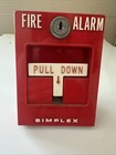 Simplex 4251-20 Noncoded Nonaddressable Fire Alarm Manual Pull Station No Key 