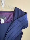 Alex Evenings Royal Blue Embellished 2-piece Jacket dress Sz 12 Jeweled Closure