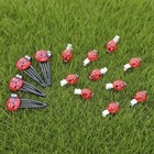 14 Pcs Red Lucky Ladybug Hair Clips For Girls - Whimsical Bug Barrettes Fun 