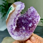 324g Natural Amethyst Geode Quartz Cluster Crystal Specimen Healing