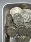 Lot Of 50 Franklin Silver Half Dollar Coins  25 Face Value      A1