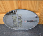 Vintage Oval Liquore Galliano Advertsing Bar Mirror 