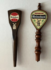2 Vintage Heineken Beer Tap Handles