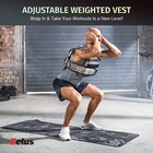 Zelus Weighted Vest  20lb 23lb 30lb 45lb 60lb Vest Adjustable Weights For Exe   