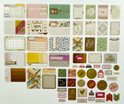 Project Life   crate Paper  Notes   Things Kit With Gold Foil Accents-save 50   