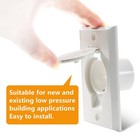 Standard Central Vacuum Wall Plate Inlet Valve Cover  For Beam Central Vac In   