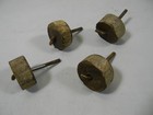 1890s Pump Organ Wood Wheels Lot Of 4   Farrand   Votey -  8 2h