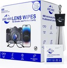 Archxx 400 Count Lens Wipes For Eyeglasses   1 Clip-on Pouch Microfiber Lens    