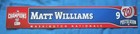 Matt Williams  5  Locker Plates 1998-2014  Az Diamondbacks  Washington Nationals