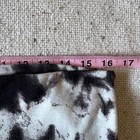 Mossimo Supply Co L Black White Tie Dye Maxi Skirt Foldover Waist Stretch Y2k
