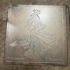 Vintage 80s Stephen Daly Australian Flower Embossed Metal Drink Coaster Set Of 6