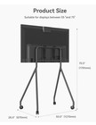 Smart Board Stand For 55 -75    interactive Whiteboard Portable  h 