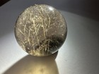 Rutilated Smoky Quartz Polished Crystal Sphere W  Needle-like Inclusions