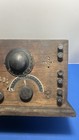 Antique Early 1900s Radio Tuning Unit   Control Panel     For Parts Only     As-is