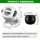 360   Rotation Electric Induction Cooker Stir Fry Automatic Food Cooking Machine