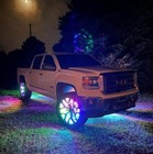 Jhb 17 5  Triple Row App Remote Chasing Flowing Led Car Trucks Wheel Rim Lights