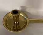 Vtg Solid Brass Chamberstick Williamsburg Virginia Metalcrafters Cw-16-21 Candle