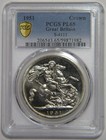 Great Britain 1951 Crown King George Vi Pcgs Pl65 Proof Like World Coin            