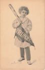 1910 Princeton University Ivy League College Baseball Postcard Schlesinger Bros