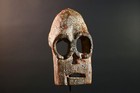 African Bwa Mask Carved Wood Tribal Face Burkina Faso Ritual Art Decor-g5618