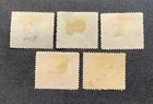 1914-22 Nicaragua Grand Palace Set Of 5 Assorted Used Nglh Vf