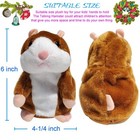 2 Pack Talking Hamster Mouse Plush Interactive Toy Repeat What You Say Mimicr   