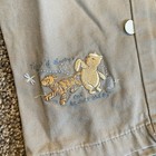 Vintage Classic Winnie The Pooh Tan Cargo Pants Embroidered Pants 18m Tigger