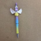 Custom Bling Ballpoint Pen Lot 5 Rhinestone Crystal Beaded Gift Journal