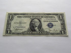 U s 1 Dollar Silver Certificate 1935-c Circulated Vf  Nice Note 