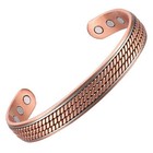 Tricolor Pure Copper Magnetic Bracelet Men Women Balance Energy Power Calm Joy Q
