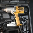 Nice Used Dewalt 1 2  115 Volt Corded Impact Wrench In Hard Case Dw292
