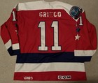 Game Worn Used Lethbridge Hurricanes Jersey Vintage Ccm Whl