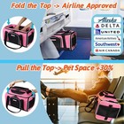 Pet Carrier Cat Travel Bag Portable Soft Sided Comfort Case Airline Approved Dog