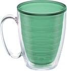 Tervis Clear   Colorful Insulated Tumbler  16 Oz Mug 4 Pack  Assorted  New