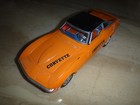 Chevy Corvette Vintage Friction Tin Car Made In Japan