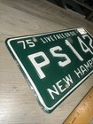 1975 New Hampshire Nh Vanity License Plate  ps 142