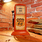 6 5 x4  Cast Iron  phillips 66 Gas Pump  Coin Bank   ships Free 