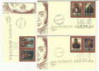 Venezuela  2008  Scott 1689-7  Large Set Complete In 6 Fdc  Ebvc150