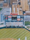 Vtg 1994 Jacobs Field Lithograph Jim Trusilo Signed Print Cleveland Indians Coa 