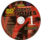 Karaoke Cdg Chartbuster 5074 George Jones 3 Disc In Sleeves white Lightning