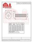 1 4 -20 Phillips Truss Head Machine Screws Bolts Zinc Coarse  pick Length   Qty 