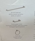 New Moen Genta 3-piece Bath Hardware Set Brushed Nickel Bh3633bn B49