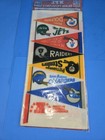 Vintage 1970 s Nfl Team Mini Pennant Afc Unused  16 Complete Set In Package Nos