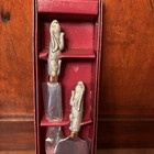 Arthur Court Bunny Rabbit Cheese Knife   Spreader Set New In Box Aluminum